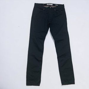 ZARA Men's‎ Skinny Fit Chino Casual Pants 5-pocket Comfortable Size 40  Black